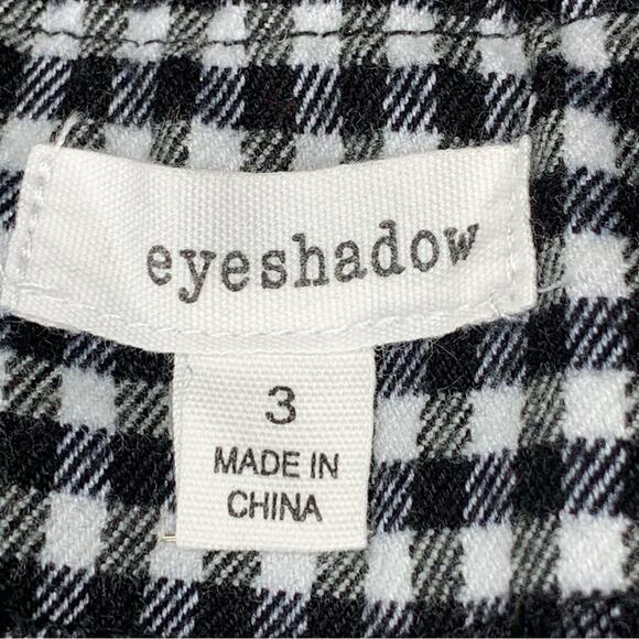 Eyeshadow Mini Skirt Houdstooth Plaid Black and White Size 3 Junior - Picture 8 of 10
